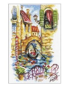  Borduurpakket picturesque canals of venice om te borduren