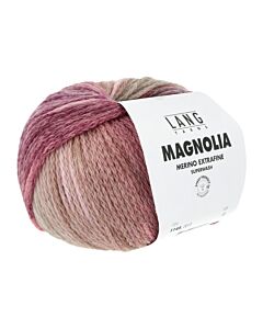 Lang Yarns Magnolia Merino Extrafine kleur 12 (roze/blauw/bruin/groen)