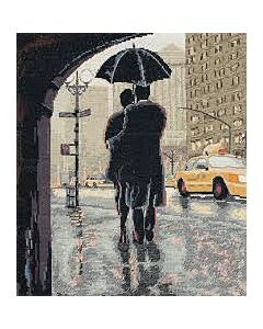 wandeling in de regen maia borduurpakket