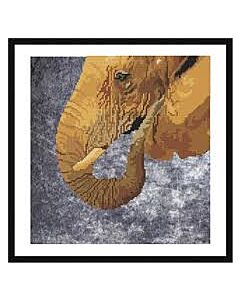 Borduurpakket Olifant  telpatroon van Marie Coeur 4700 om te borduren