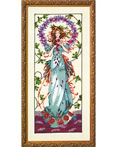 Mirabilia borduurpatroon Blossom Goddess MD-146 voor kruissteek