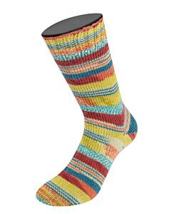 Lana Grossa Meilenweit Arte kl.6809 (wit/rood/bladgroen/blauw/oranje)