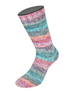 Lana Grossa Meilenweit Cashmere Hawaii kl.4003 (paars/oranje/blauw/groen)