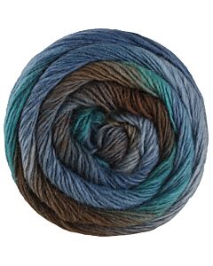 Meilenweit Color Mix Multi kleur 8017 (blauw/turquoise/bruin)