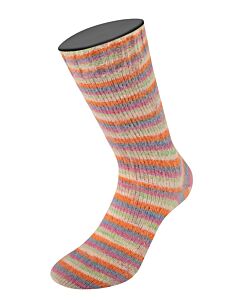 Lana Grossa Cosy Socks Multi Stripes kleur 154