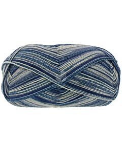 Meilenweit Blue Denim Mix kleur 4604 van Lana Grossa