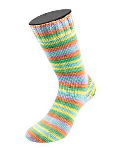 Lana Grossa Meilenweit Granita kl.1802 (paars/groen/oranje/geel/turquoise)