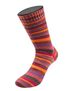 Lana Grossa Meilenweit Granita kl.1805 (bordeaux/paars/oranje/donkerbruin)