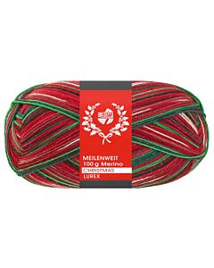 Lana Grossa Meilenweit Christmas kl.6805 lurex glitter 4-draads sokkenwol