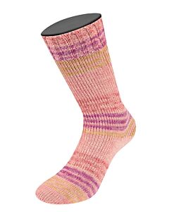 Lana Grossa Meilenweit Merino Extrafine Luna kl.4117 (beige/paars/roze)