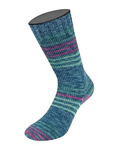 Lana Grossa Meilenweit Merino Extrafine Luna kl.4120 (paars/groen/blauw)