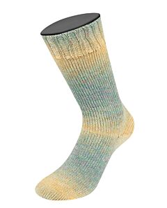 Lana Grossa Meilenweit Merino Extrafine Shades kl.7221 (oranjebruin/paars)