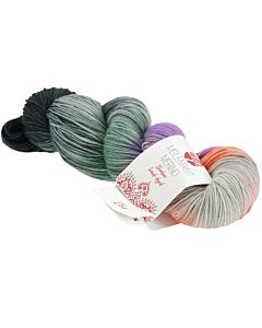 Lana Grossa Meilenweit Merino Rainbow Hand-Dyed kl.7001 Tata