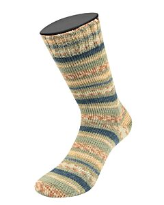 Lana Grossa Meilenweit Caprese kl.7038 (ijsblauw/blauw/groen/geel/zalmroze/bordeaux)