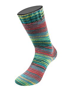 Lana Grossa Meilenweit Seta Asia kl.3180 (grijs/blauw/rood/donkergroen/felgroen)