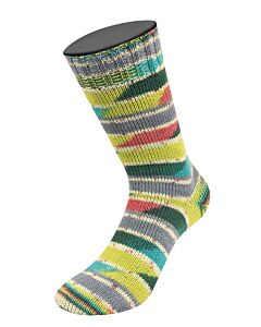 Lana Grossa Meilenweit Seta Giappone kl.3382 (wit/blauwgrijs/groen/rood/blauw)