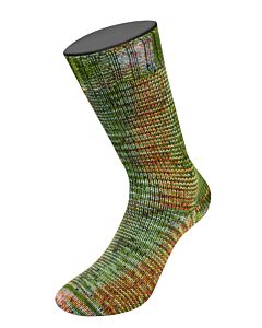 Lana Grossa Meilenweit Merino Spray Hand-Dyed kleur 5103 (groen/blauw/oranje)