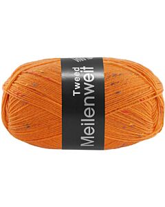 Lana Grossa Meilenweit tweed kl.174 (bruin met beige tweed)