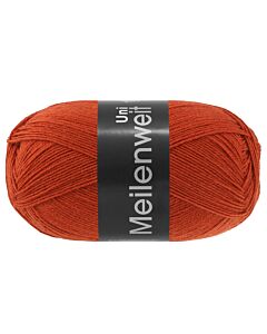 Lana Grossa Meilenweit Uni kleur 1400 oranje