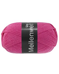 Lana Grossa Meilenweit Uni kleur 1401 roze
