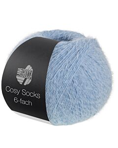 Lana Grossa Cosy Socks kleur 1005 paars is een knuffelzachte 6-draads sokkenwol