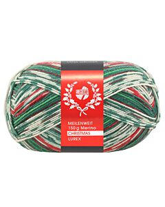 Lana Grossa Meilenweit Christmas kleur 635 glitter 6-draads sokkenwol 