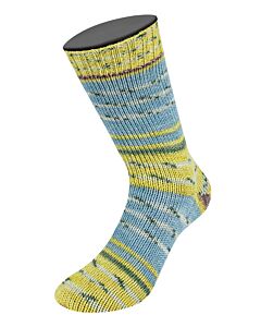 Lana Grossa Meilenweit Piccolo kl. 9592 is een kleurrijke 6-draadse sokkenwol met aloë vera