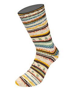 Lana Grossa Meilenweit Puzzle kl.9572 6-draadse sokkenwol