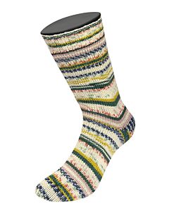 Lana Grossa Meilenweit Puzzle kl.9576 6-draadse sokkenwol