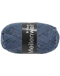 Lana Grossa Meilenweit Uni kl.9677 (met een kleine tweed) is een 6-draads sokkenwol.