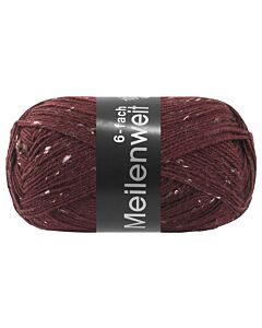 Lana Grossa Meilenweit Uni tweed kl.9684 is een 6-draads sokkenwol. 