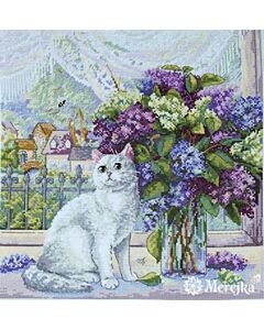 Borduurpakket met telpatroon Spring mood