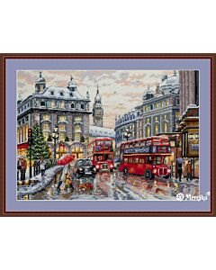 Merejka borduurpakket London   k-159 met telpatroon 