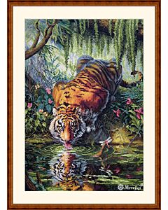 Merejka borduurpakket Aurora's tuin  k209 met telpatroon 