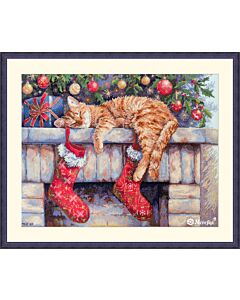 Merejka borduurpakket Santa's Helper K264 telpatroon 