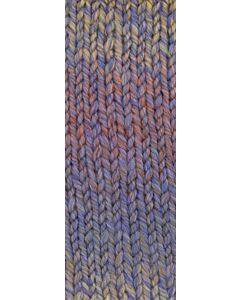 Lana Grossa Merino Twister kleur 18 (grijs/lila/geel/terracotta)