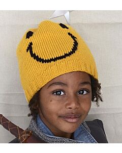 De smiley muts om zelf te breien van phildarwol