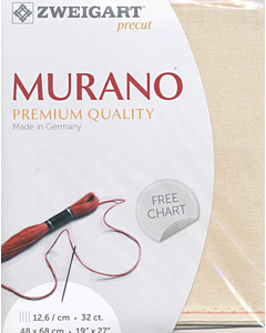 Murano 32counts/12.6 draadjes per cm kleur 264 ecru van Zweigart