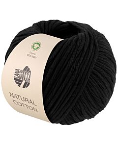 Lana Grossa Natural Cotton kleur 22 (zwart)