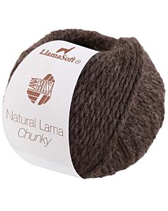 Lana Grossa Natural Lama Chunky kleur 6 (donkerpaars)