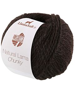 Lana Grossa Natural Lama Chunky kleur 16 (donkerbruin)