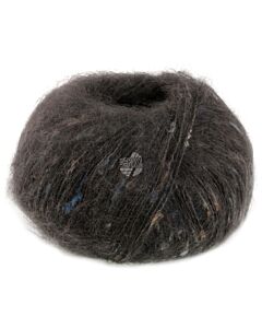 Lana Grossa Natural Superkid Tweed kl.624 (donkergrijs tweed)