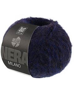 Lana Grossa Milano kleur 11 blauw/bruin
