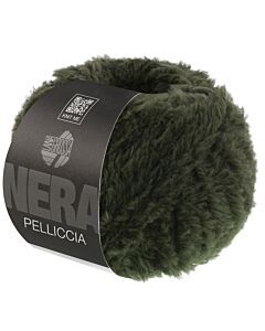 Lana Grossa Pelliccia kleur 10 donker turquoise