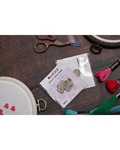 Borduurpakket voorbedrukt circus olifant voor kinderen om te borduren