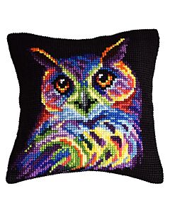 Orchidea kussenpakket kleurrijke uil 99067 borduren