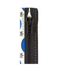 Opti P60 deelbare bloktand rits in de kleur 000 zwart en 45cm lengte.