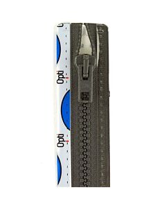 Opti P60 deelbare bloktand rits in de kleur 001 grijs en 70cm lengte. 