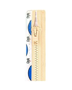 Opti P60 deelbare bloktand rits in de kleur 027 blauw en 65cm lengte. 