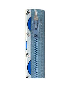 Opti P60 deelbare bloktand rits in de kleur 210 blauw en 60cm lengte. 